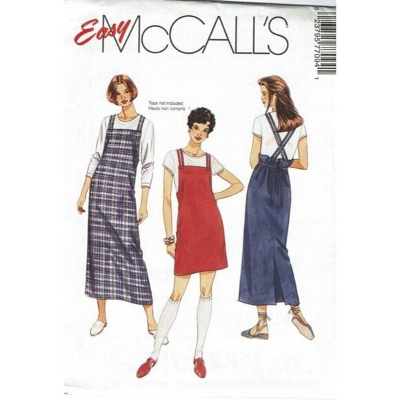 McCall's Sewing Pattern 7709 Jumper Misses Size 8-12 - Picture 1 of 2